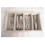 Poly Flatware Bin & Butter Knives