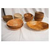 Woven Wood Bowls