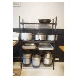 NSF 4-Tier Rack (Black) 14"x 36"x 55" (contents not included)