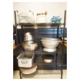 NSF 4-Tier Rack (Black) 14"x 36"x 55" (contents not included)