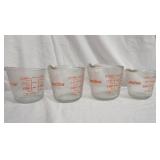 Pyrex Liquid Measuring Cups (4ct)