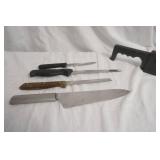 Knives, Knife Sharpener, Poly Container