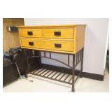 Wooden Cabinet with 3 drawers 18"x36"x34"