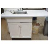 Sink & Cabinet w/Countertop
