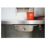 Stainless Steel Prep Countertop w/2 drawers