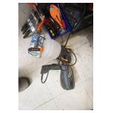 Milk Crates and Contents: hardware, tools, chemicals, sprayer
