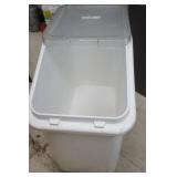 Large Commercial Flour Bin on wheels