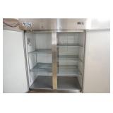 Commercial Stainless Steel Double Door Refrigerator
