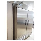 Commercial Stainless Steel Double Door Refrigerator