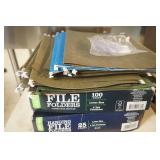 2 Drawer File Cabinet w/extra File Folders