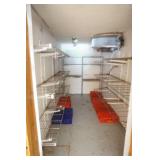 Commercial Walk-In Freezer Door & Shelves