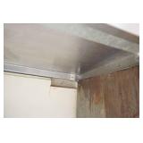 Stainless Steel Countertop w/3" back splash
