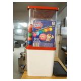 Double Bubble Glass & Metal Gumball Machine