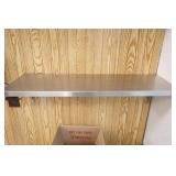 Stainless Steel Shelf 10"x32" (screwed to wall)