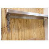 Stainless Steel Shelf 10"x32" (screwed to wall)