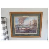 Moose Print, Framed, Matted