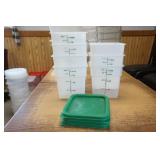 (7ct) 3.5qt Food Storage Containers w/(4) lids
