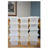 (15ct) Poly 1/6 Food Pan & lids (shallow)