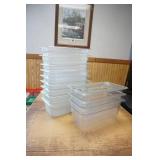 Clear Polycarbonate 1/3 Food Pan w/1 lid (shallow & deep)