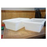 Polycarbonate Food Storage Containers 17"x12"x6" w/1 lid