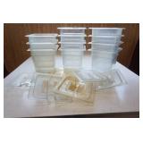 Clear Polycarbonate Food Pans (1/6th size)