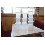 Clear Polycarbonate Food Storage Pans 1/6th size w/lids (deep and shallow)