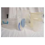 Clear Poly Container Lot