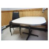 Padded Dining Chairs & Table