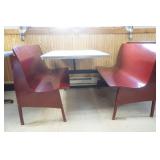 Restaurant Booth (table and 2 free standing benches)
