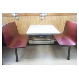 Restaurant Booth (table and 2 benches)