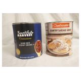 Country Sausage Gravy & Dark Red Kidney Beans