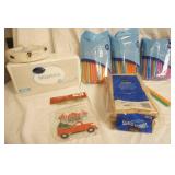 NEW Disposable Napkins, Lunch Bags, Wide Straws, Dessert Plates