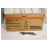 NEW Wrapped Plastic Cutlery (250ct)
