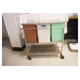 Dry Ingredients Containers and Cart