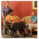 MSRP $1800 New In Box Highest Quality Medline 850 lb. Capacity Excel Shuttle Bariatric Extra-Wide Wheelchair -Constructed with heavier-duty materials and larger dimensions to accommodate higher weight