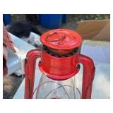 12" Camp Lantern (Red)