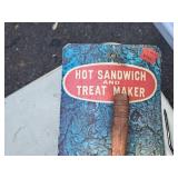 Camp Fire Hot Sandwich & Treat Maker with Roasting Skewer