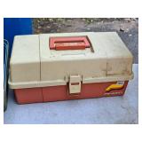 Plano 12-1/2" Tackle Box (Orange/Tan) (empty)