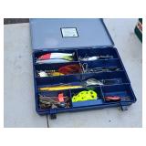 15" Tackle Box with Assorted Fishing Lures