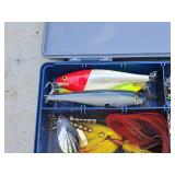 15" Tackle Box with Assorted Fishing Lures