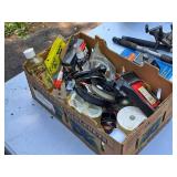 Lot of (1 Box) Assorted Fishing Tackle - Line, Shad, Culprit Ring-a-Ding