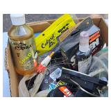 Lot of (1 Box) Assorted Fishing Tackle - Line, Shad, Culprit Ring-a-Ding