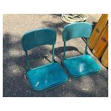 Lot of (2) Boat Seats (Blue)