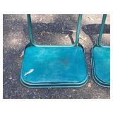 Lot of (2) Boat Seats (Blue)