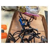 Lot of (4) Clamp-On Rod Holders