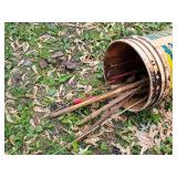 Lot of (1 Bucket) Ice Fishing Rods