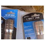 Lot of (2) 1 Watt LED Flashlights (New)