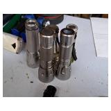 Lot of (5) Assorted Flashlights