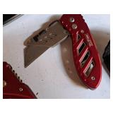 Lot of (2) Utility Knives (Red)