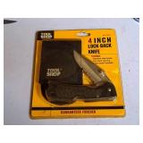 Tool Shop® 4" Lock Back Knife (New)